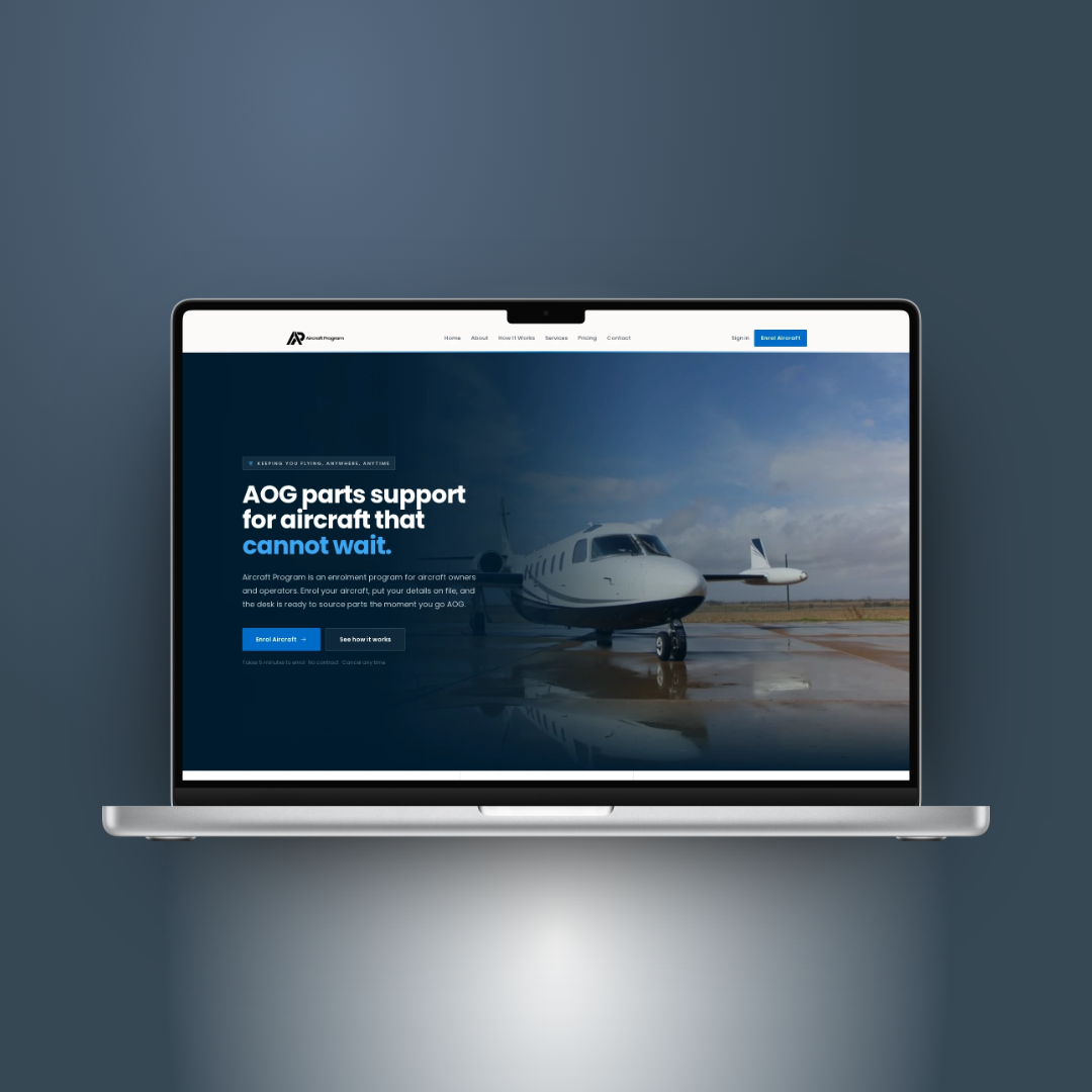 Aircraft Program AOG platform dashboard tracking live aircraft-on-ground requests across global time zones