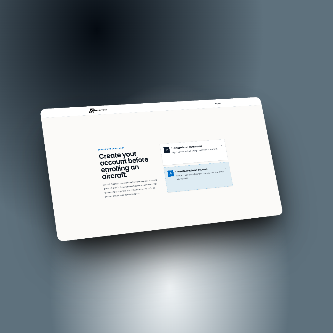 Operations interface left view